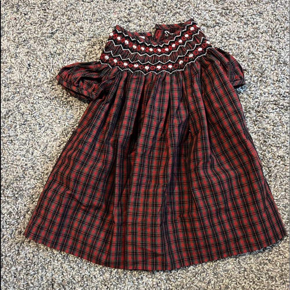 Smocked Christmas Dress